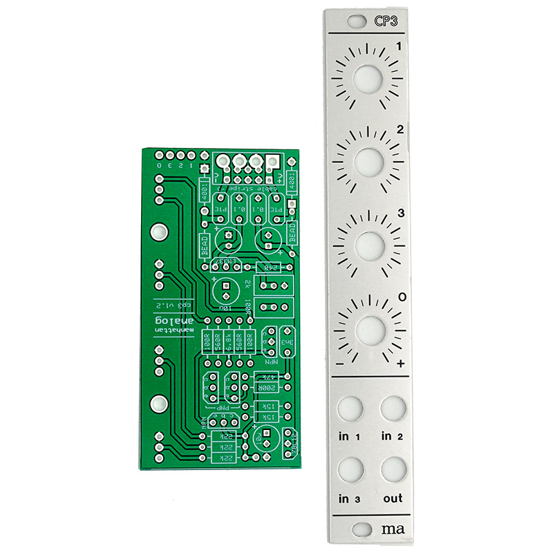 Manhattan Analog CP3 Mixer PCB+Panel