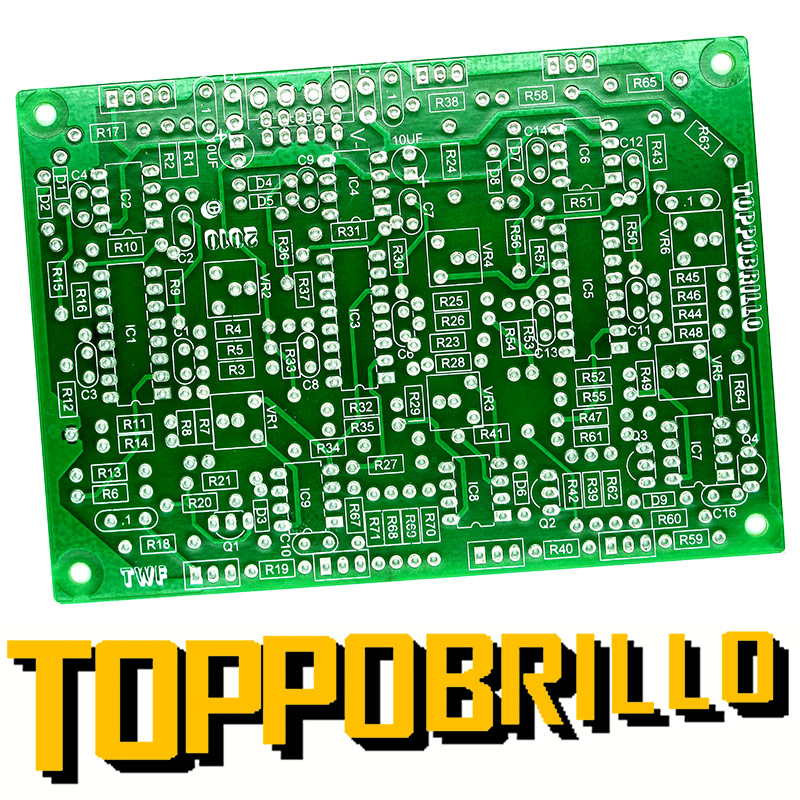 Toppobrillo PCBs - Buchla 281 clone & Triple Wavefolder