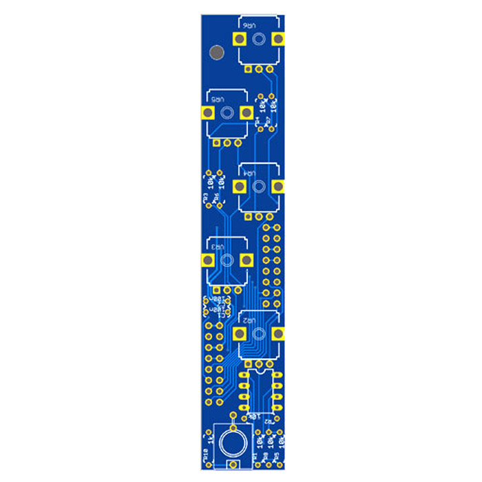 Music Thing Modular Volts PCB, product image from Thonk