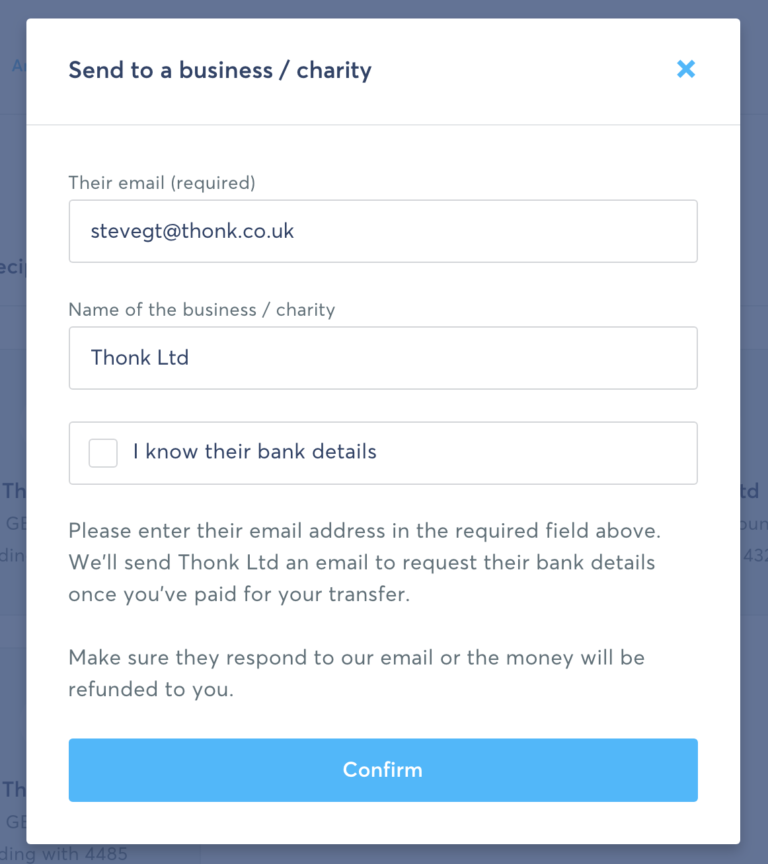 Wise Bank Transfer Payment Method Thonk DIY Synthesizer Kits