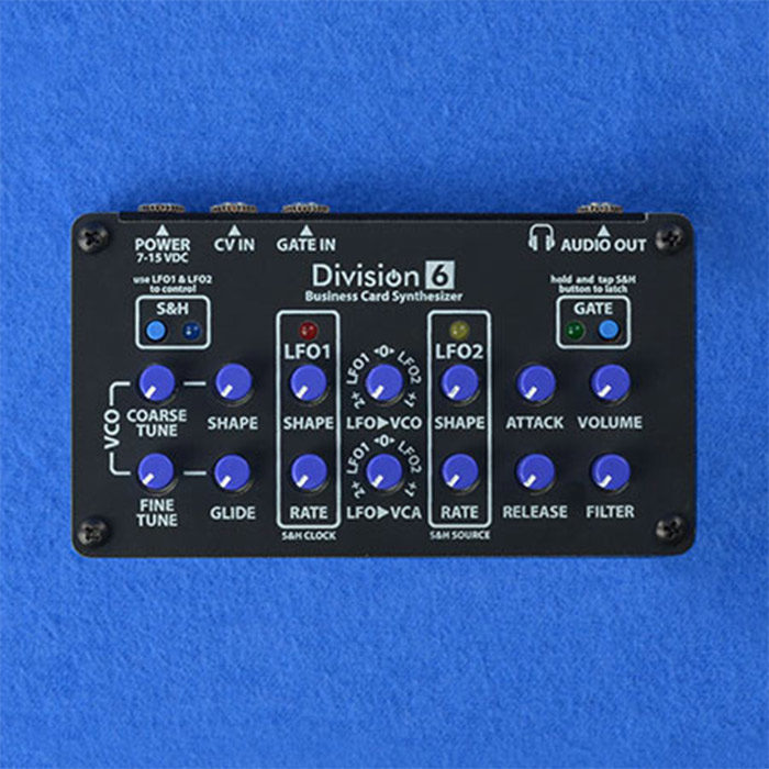 Division 6 Business Card Synthesizer PCB and IC 