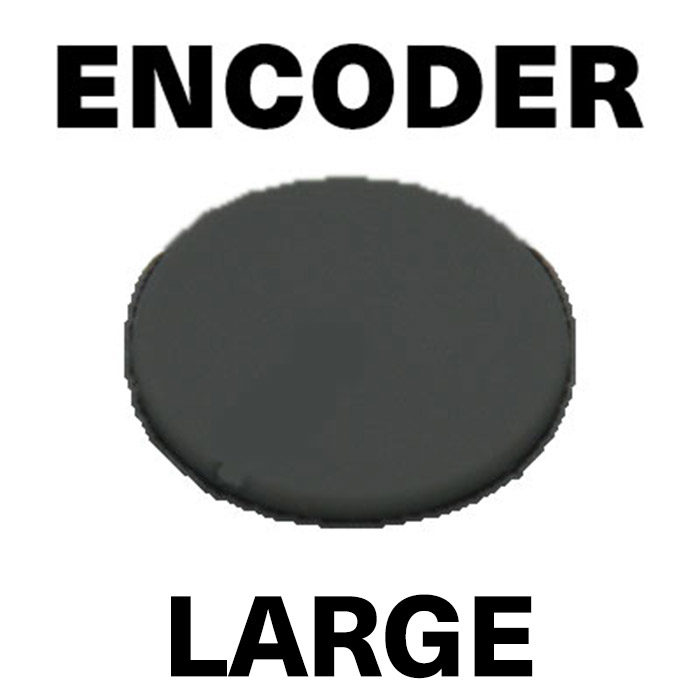 Large Encoder Black - Sifam Plastic Cap (No Line)