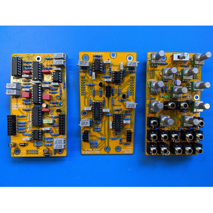 Weston 2VL1 Dual VCO + LFO PANEL / PCB SET Thonk DIY
