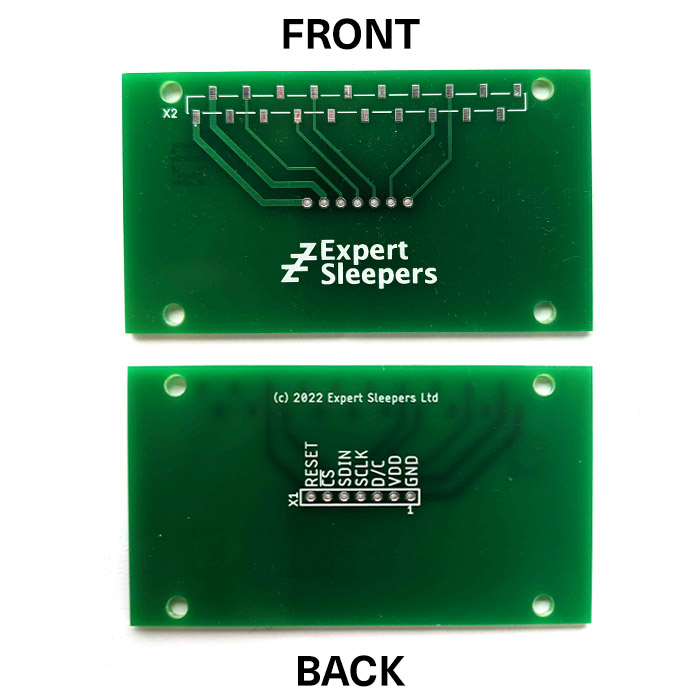 Expert Sleepers – 1U Display PCB – Thonk – DIY Synthesizer Kits