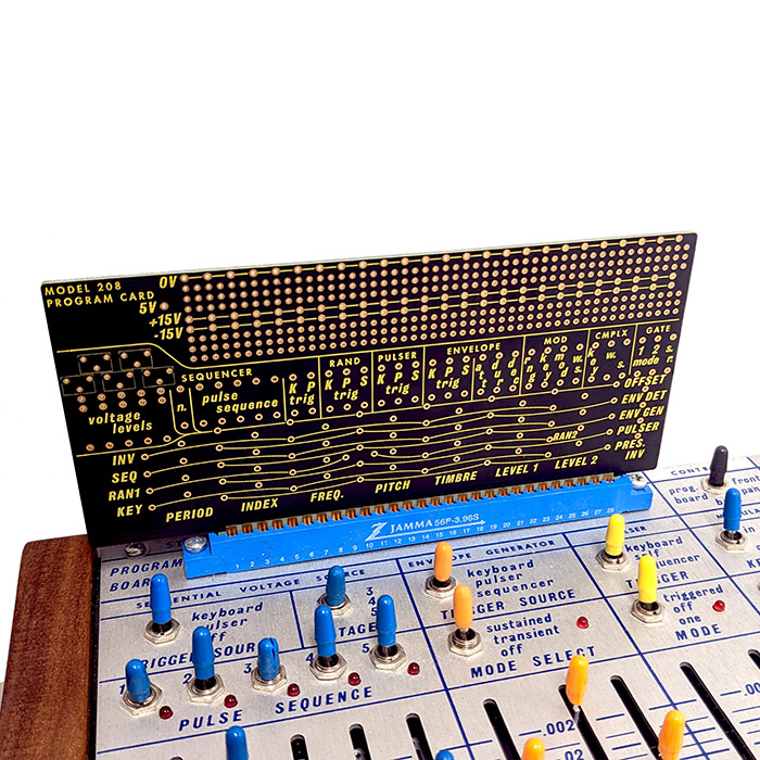 MUSIC EASEL MODEL 208 PROGRAM CARD