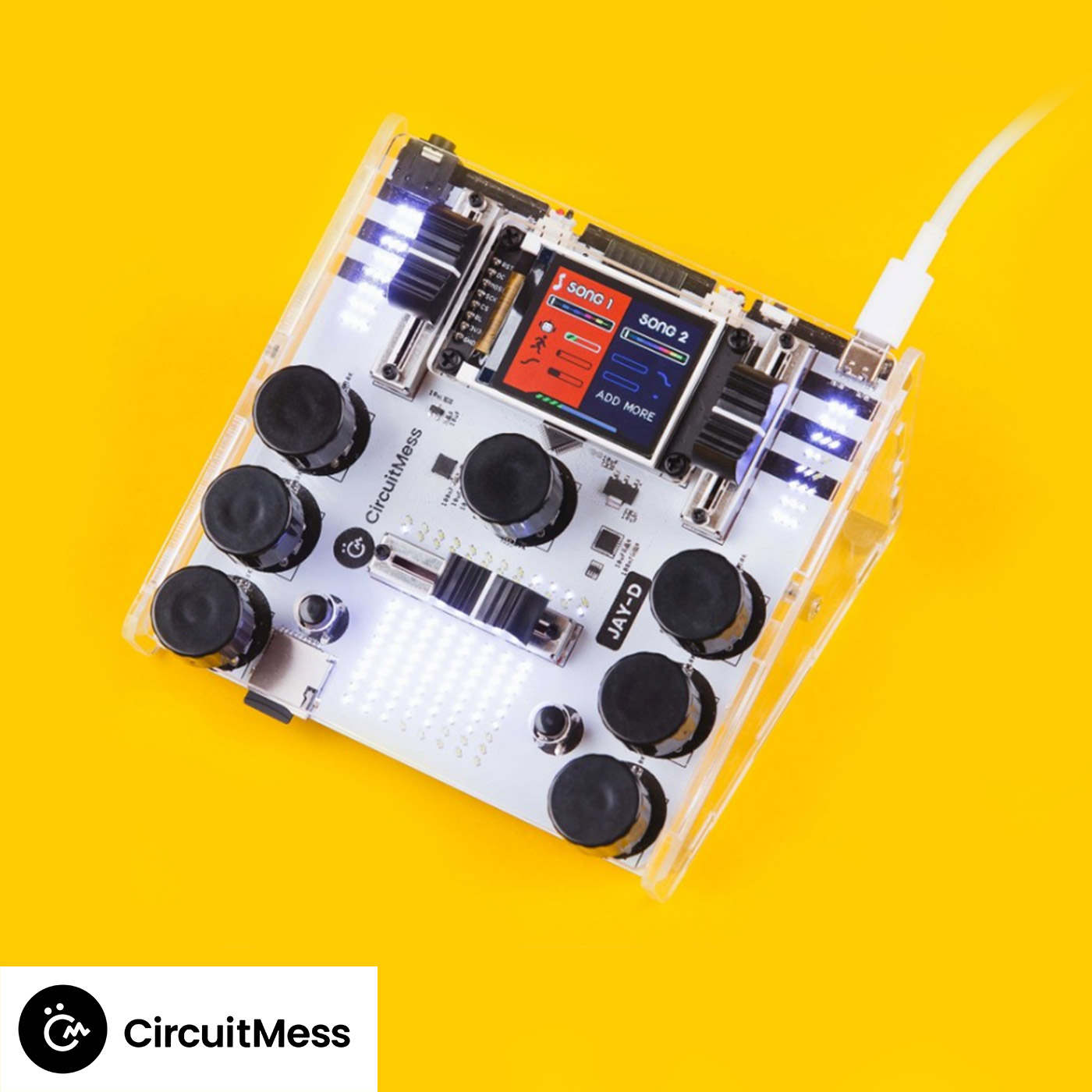 CircuitMess Jay D Full DIY Kit Thonk DIY Synthesizer Kits 