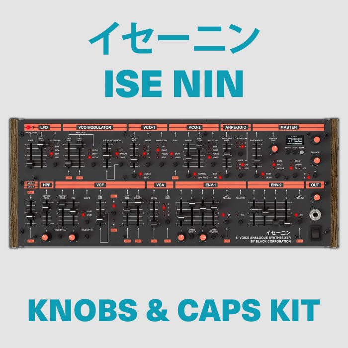 Black Corp - ISE-NIN - Knobs and Caps Kit