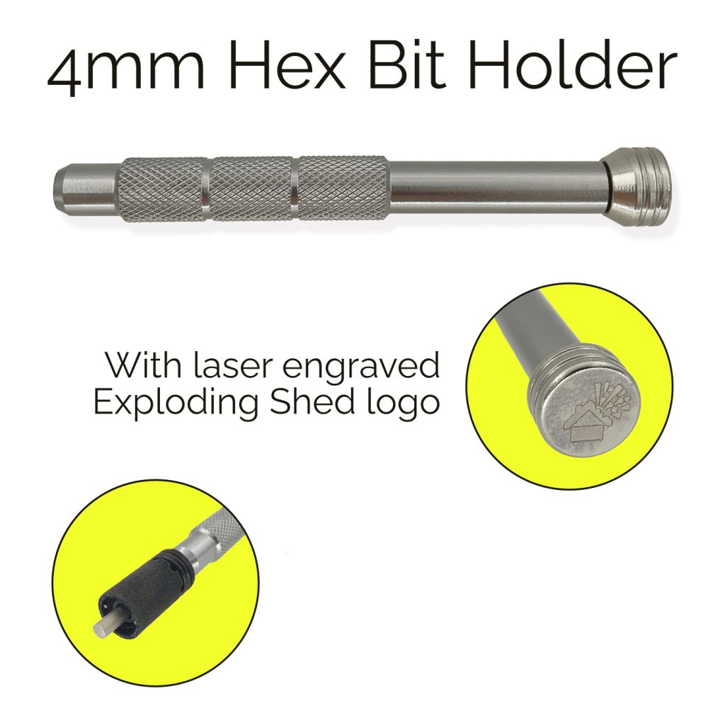 Exploding Shed Knurled Nut Tool Thonk DIY Synthesizer Kits