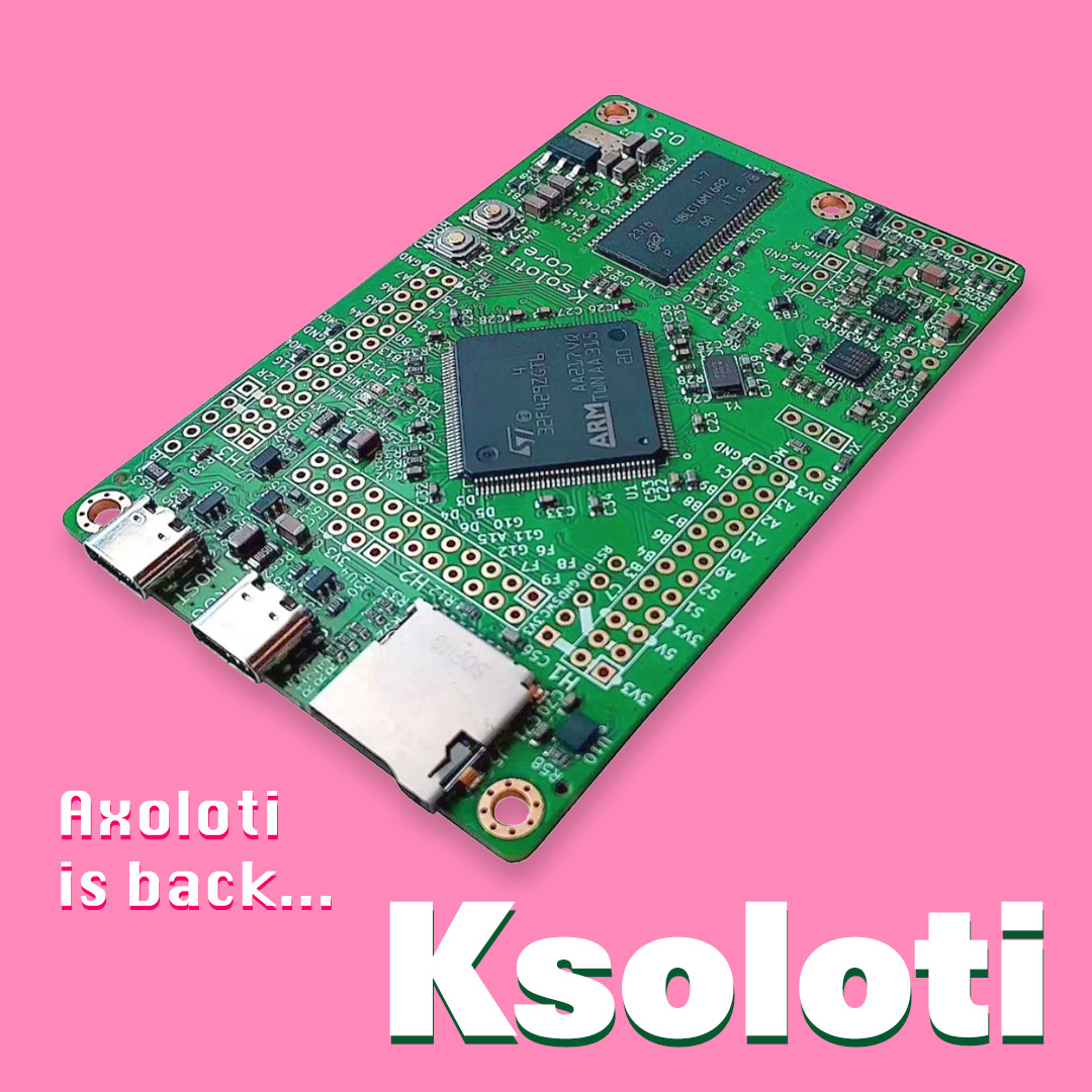 Ksoloti Core PCB, product image from Thonk