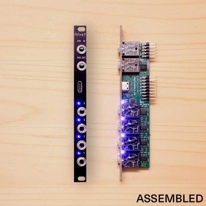 Making Sound Machines – Plinky Eurorack Expander – Assembled Module