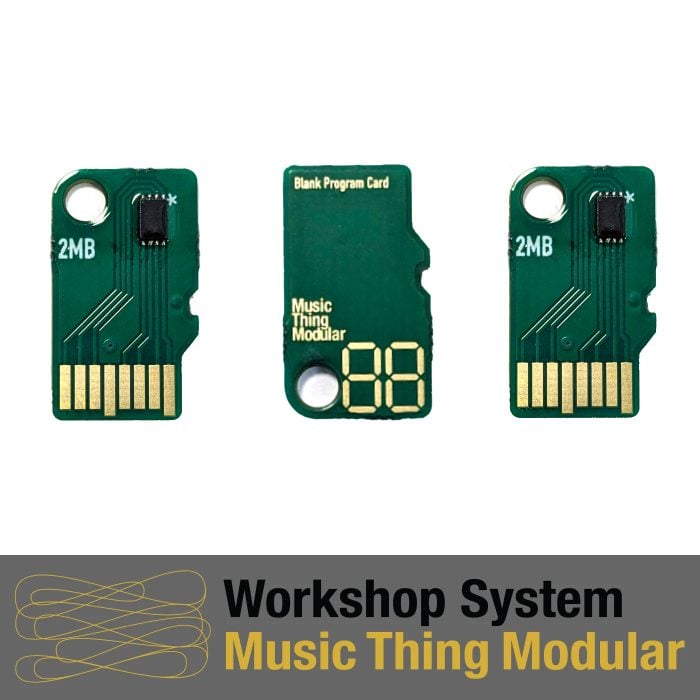 Music Thing Modular - Workshop Blank 2MB PGM Card Set (x3 Pack)