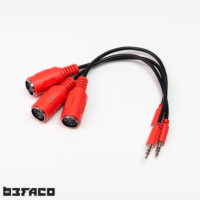 DIN 5 to TRS Female - 20cm Cable (Type A)
