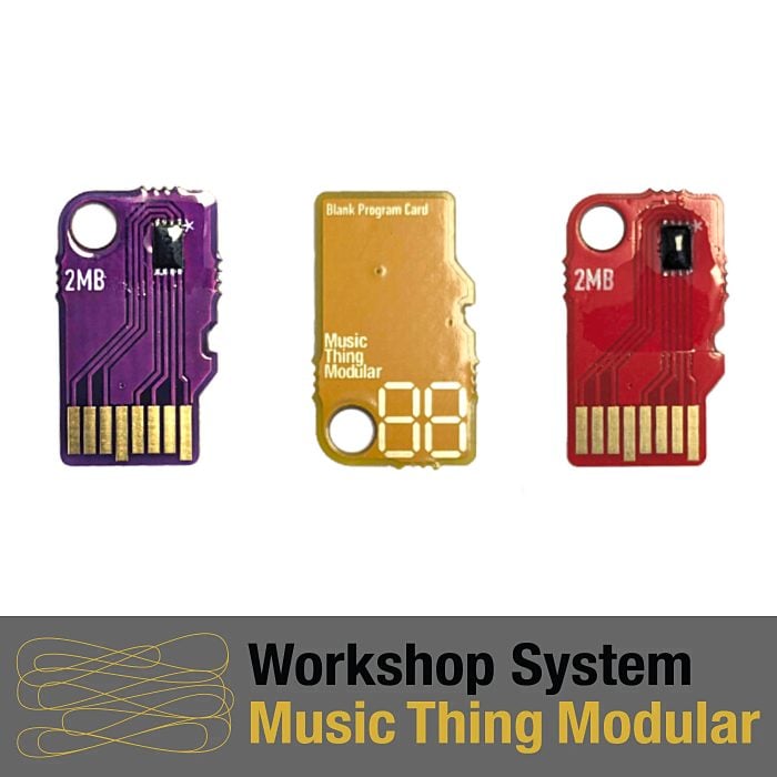 Music Thing Modular - Workshop Blank 2MB PGM Card Set (x3 Colour Pack)