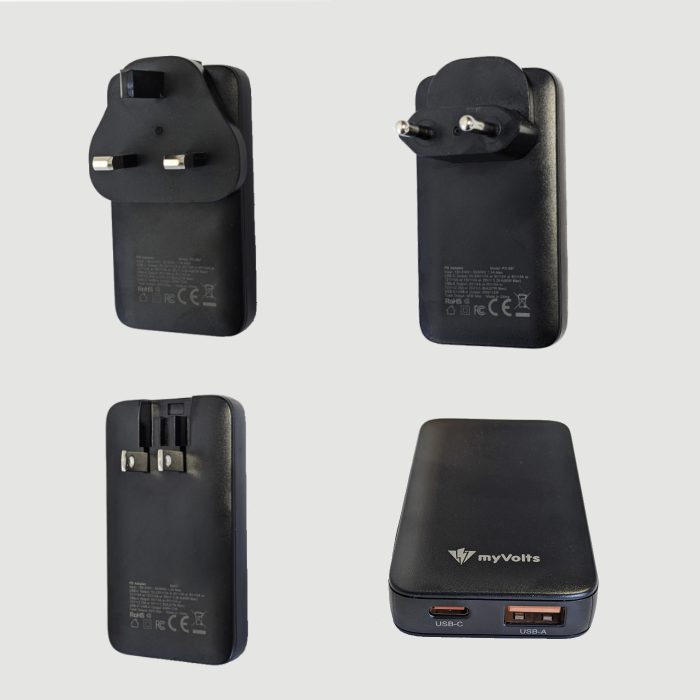 My Volts – Wall Plug to USB PD 65W Wallwart
