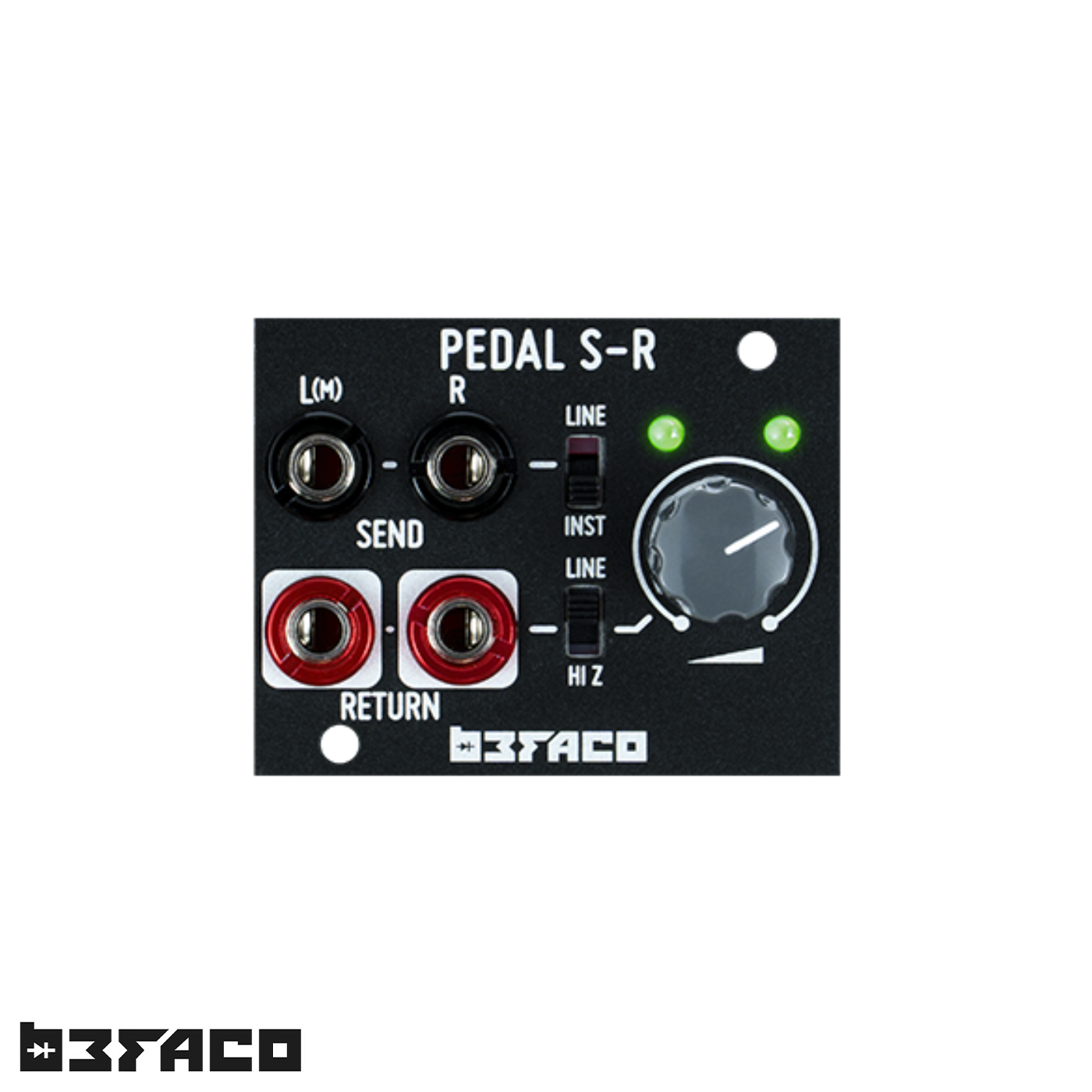 Befaco – 1U Pedal Send-Return – Full DIY Kit, product image from Thonk