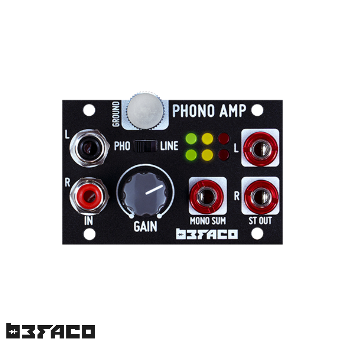 Befaco – 1U Phono AMP – Full DIY Kit, product image from Thonk