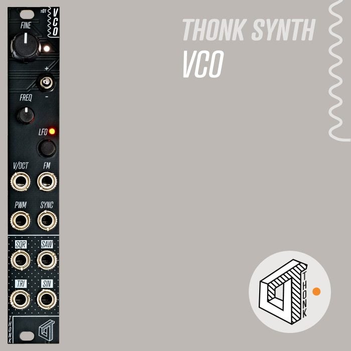 T01-VCO-Product Thonk Synth - t01 VCO - Full DIY Kit
