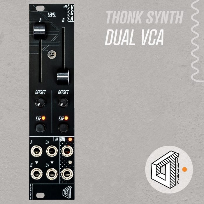 Thonk Synth - DUAL VCA - Full DIY Kit