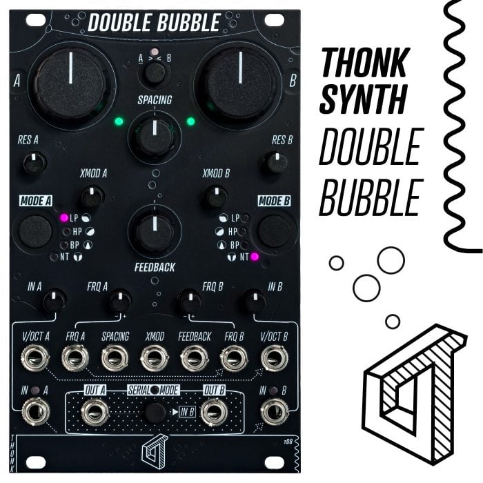 Thonk Synth – t08 Double Bubble – Full DIY Kit