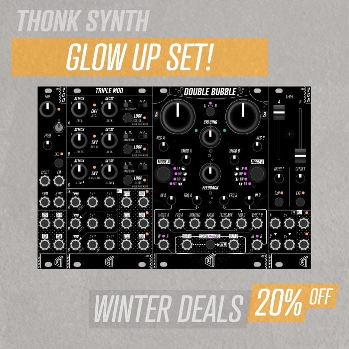 Thonk Synth - Glow Up Set - Full DIY Kit