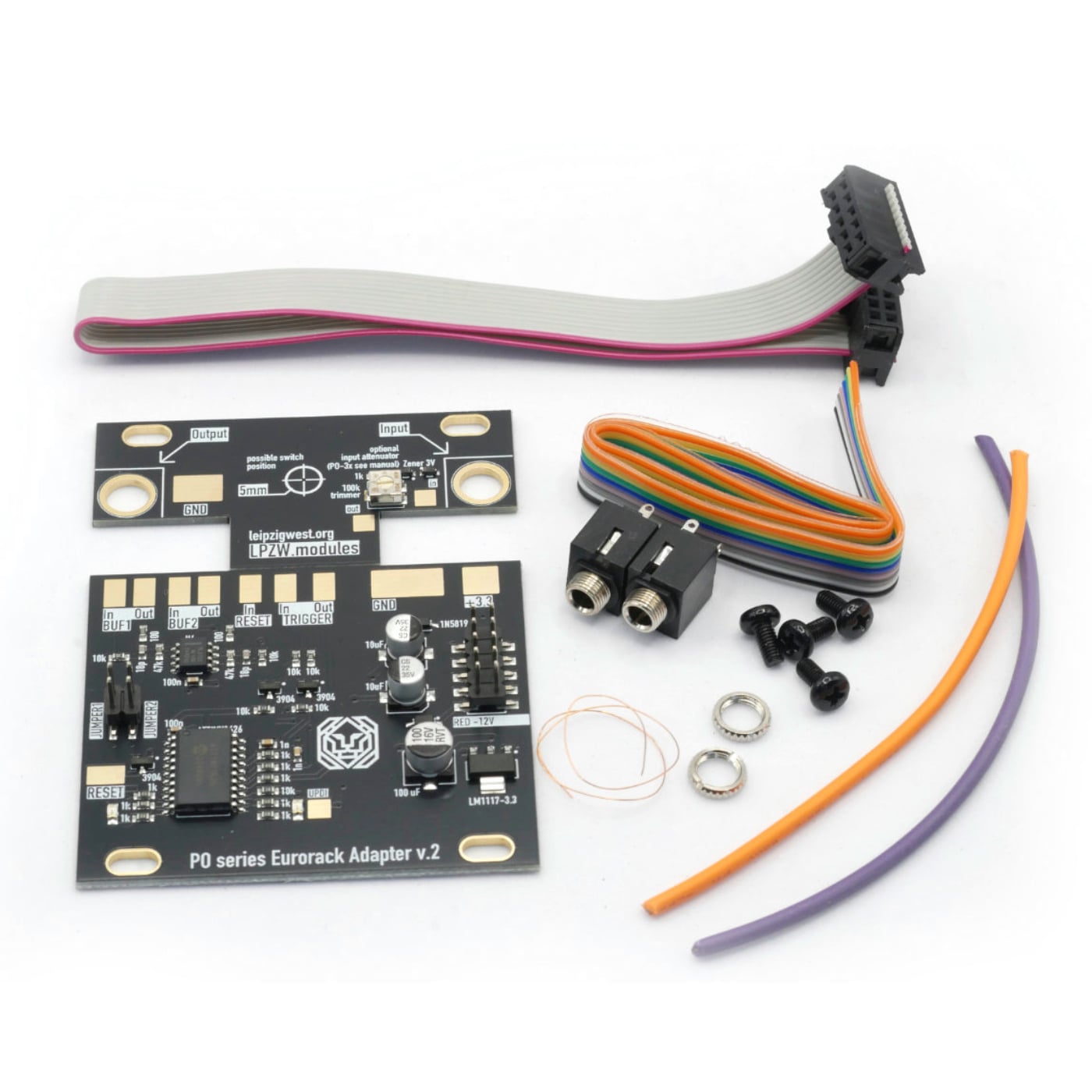 LPZW - TE PO-Series Eurorack Adaptor - Full DIY Kit - Image 2