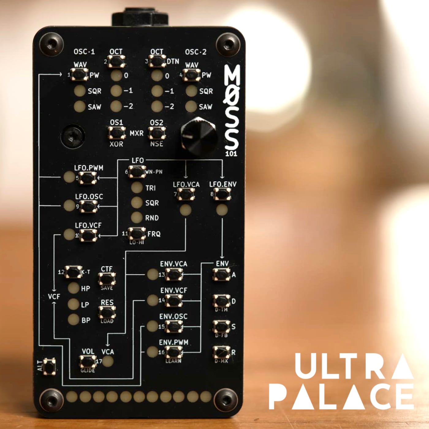 Ultrapalace - Moss 101 Synthesizer - Full DIY Kit