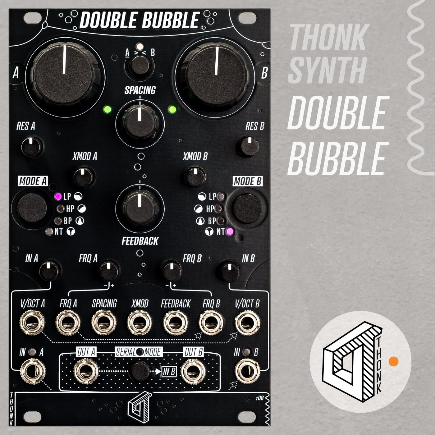 Thonk Synth – Double Bubble VCF – Full DIY Kit – Thonk – DIY