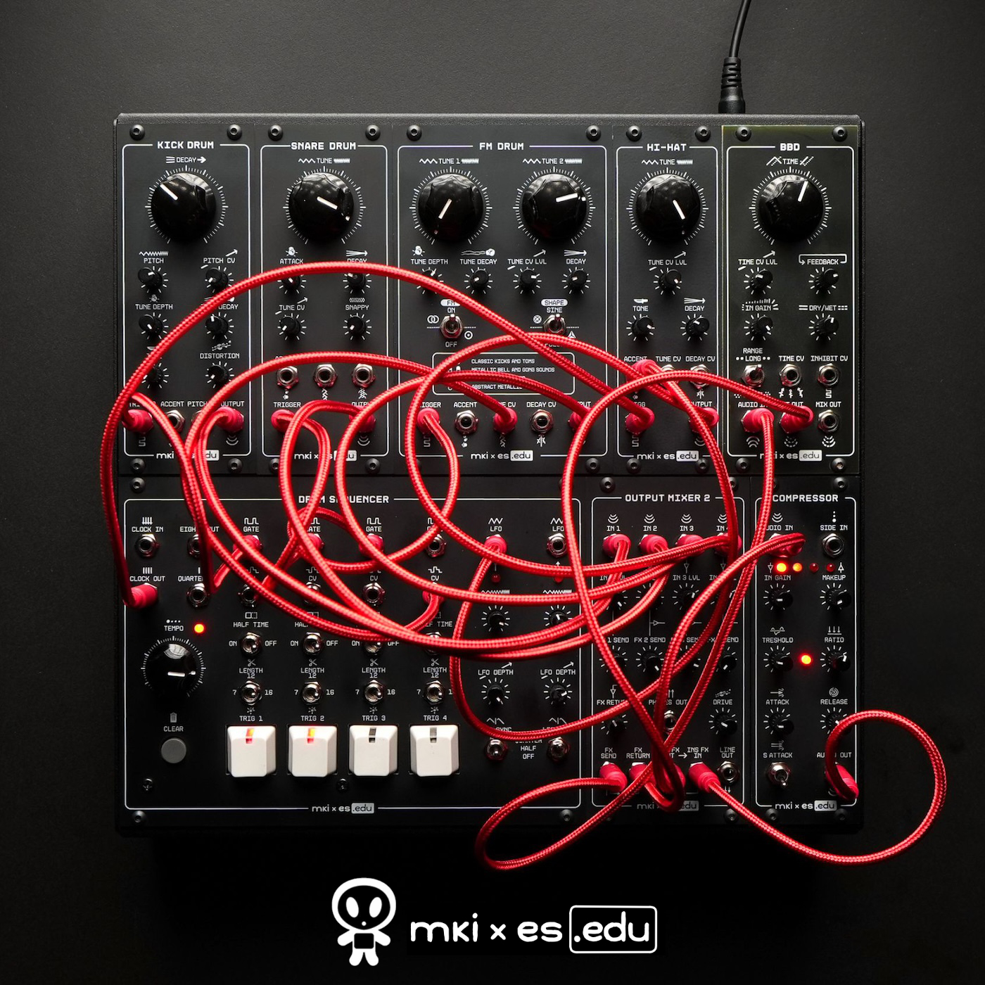 MKI & Erica Synths – KONSTRUKT-8 Drum System – Full DIY Kit, product image from Thonk