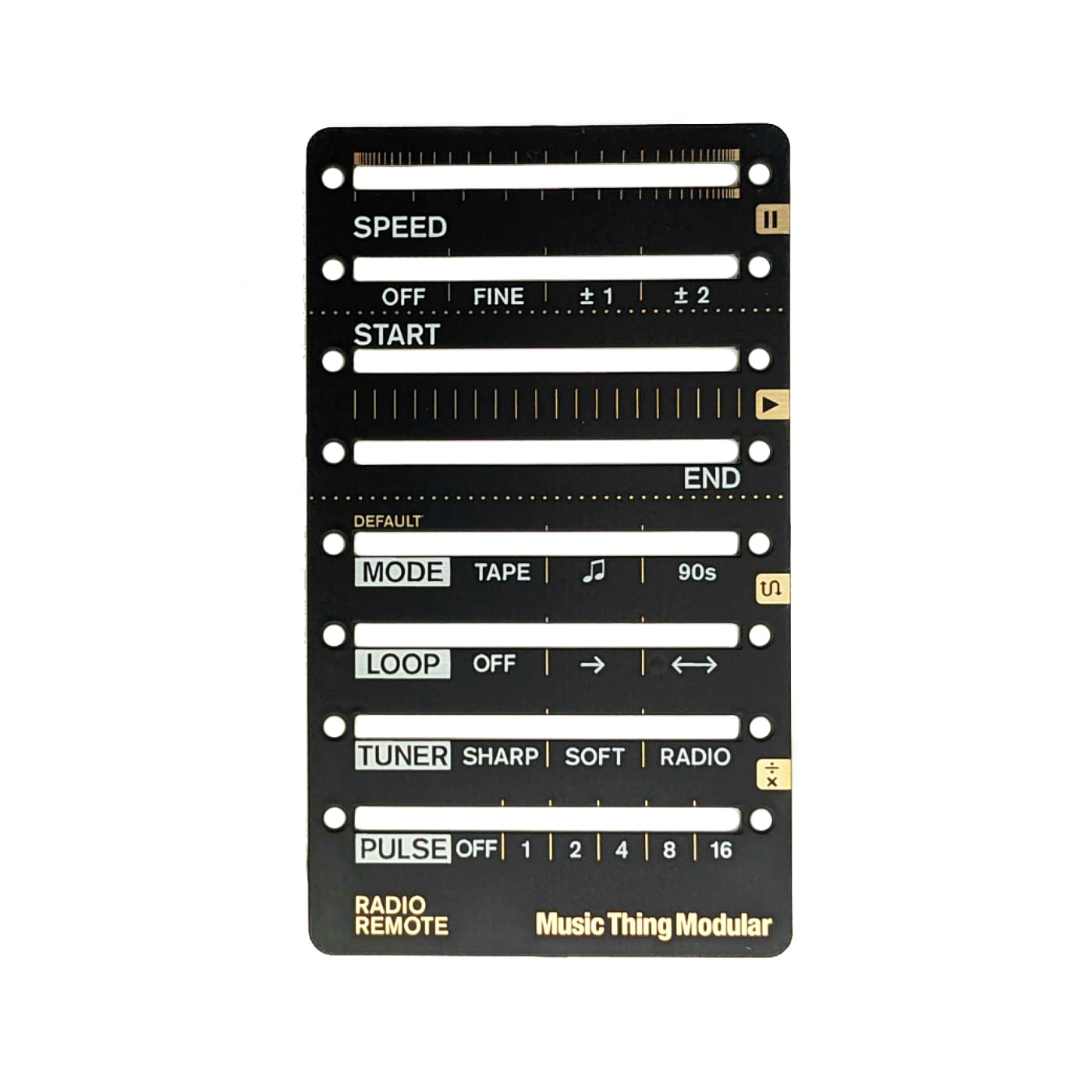 8MU Radio Remote Panel Upgrade