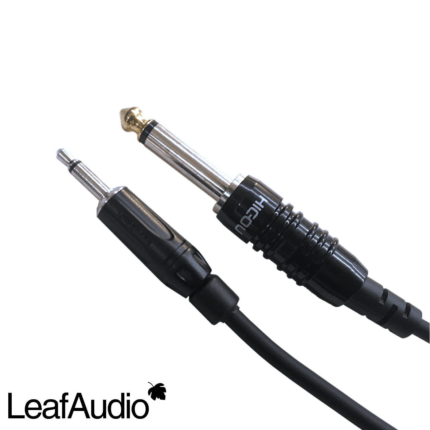 LeafAudio - 3.5mm to 6.35mm Jack Adaptor Cable - 150cm
