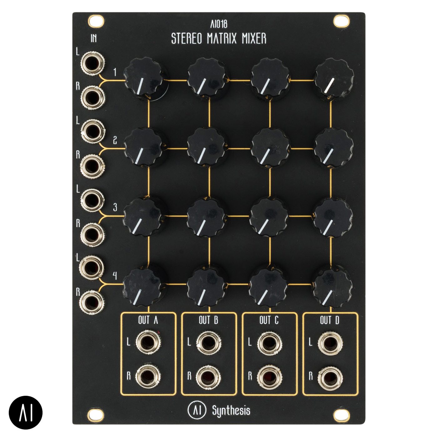 AI018 Stereo Matrix Mixer - Full DIY Kit