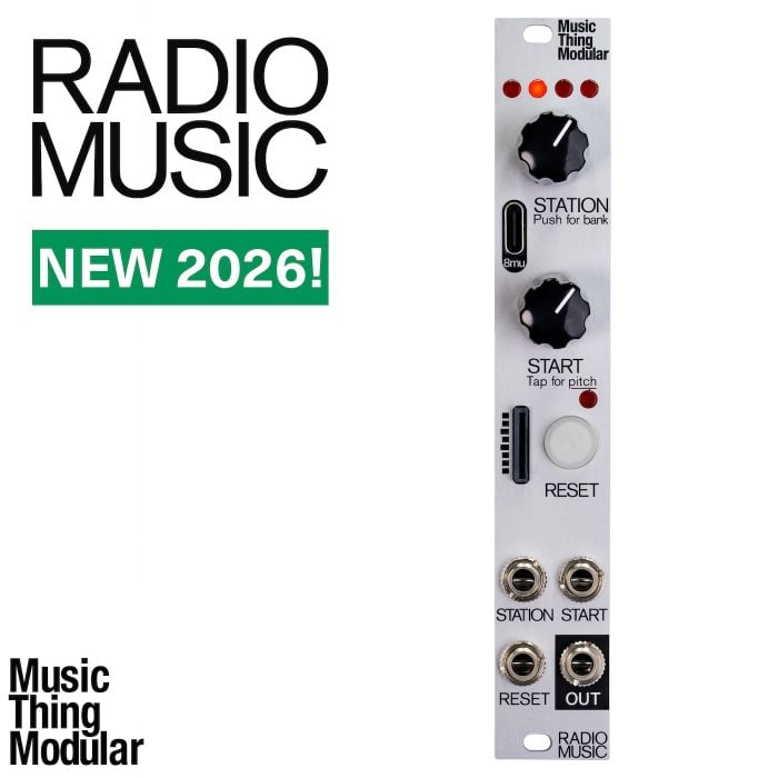 Music Thing Modular – Radio Music Aluminium – Full DIY kit