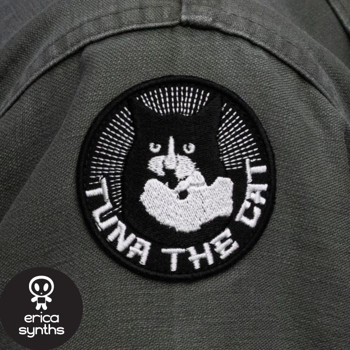 Erica Synths 'Tuna the Cat' Embroidered Patch